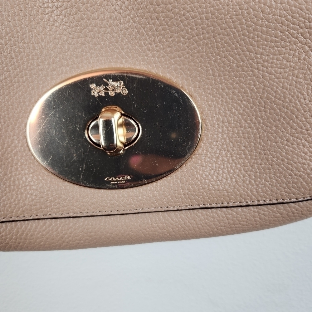Coach Liv Pebbled Leather Crossbody Bag F52896 - Picture 5 of 9